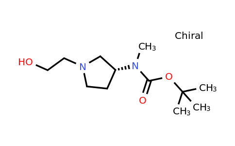 CAS 1354003-21-6 | (R)-tert-Butyl (1-(2-hydroxyethyl)pyrrolidin-3-yl)(methyl)carbamate