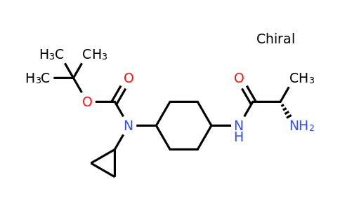 CAS 1354003-27-2 | (S)-tert-Butyl (4-(2-aminopropanamido)cyclohexyl)(cyclopropyl)carbamate