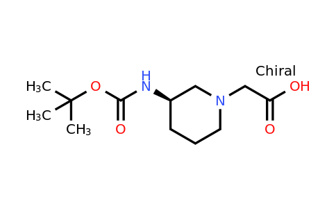 2-[(3R)-3-(tert-butoxycarbonylamino)-1-piperidyl]acetic acid