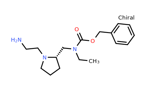 CAS 1354003-60-3 | (S)-Benzyl ((1-(2-aminoethyl)pyrrolidin-2-yl)methyl)(ethyl)carbamate