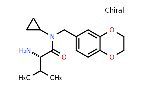 CAS 1354003-77-2 | (S)-2-Amino-N-cyclopropyl-N-((2,3-dihydrobenzo[b][1,4]dioxin-6-yl)methyl)-3-methylbutanamide