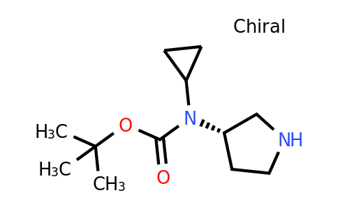 CAS 1354003-97-6 | (S)-tert-Butyl cyclopropyl(pyrrolidin-3-yl)carbamate