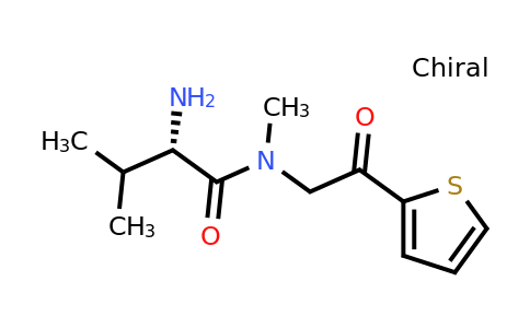 CAS 1354004-19-5 | (S)-2-Amino-N,3-dimethyl-N-(2-oxo-2-(thiophen-2-yl)ethyl)butanamide