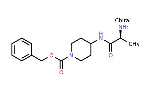 CAS 1354004-60-6 | (S)-Benzyl 4-(2-aminopropanamido)piperidine-1-carboxylate