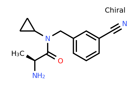 CAS 1354006-73-7 | (S)-2-Amino-N-(3-cyanobenzyl)-N-cyclopropylpropanamide