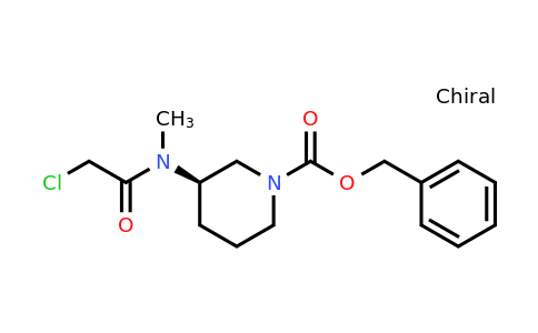 CAS 1354006-82-8 | (R)-Benzyl 3-(2-chloro-N-methylacetamido)piperidine-1-carboxylate
