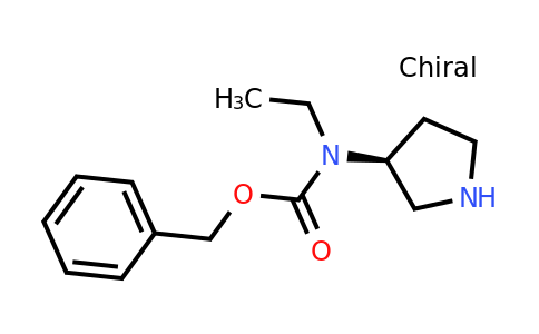 CAS 1354007-45-6 | (S)-Benzyl ethyl(pyrrolidin-3-yl)carbamate