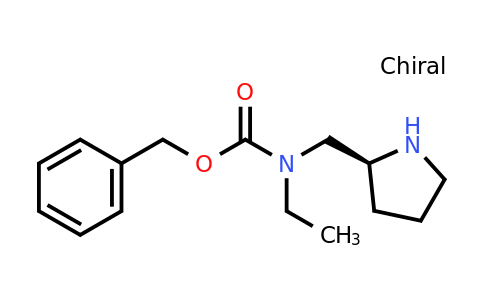 CAS 1354007-57-0 | (S)-Benzyl ethyl(pyrrolidin-2-ylmethyl)carbamate