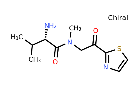 CAS 1354008-20-0 | (S)-2-Amino-N,3-dimethyl-N-(2-oxo-2-(thiazol-2-yl)ethyl)butanamide