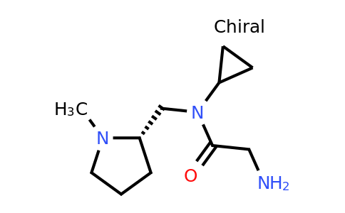 CAS 1354008-64-2 | (S)-2-Amino-N-cyclopropyl-N-((1-methylpyrrolidin-2-yl)methyl)acetamide