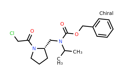 CAS 1354008-73-3 | (S)-Benzyl ((1-(2-chloroacetyl)pyrrolidin-2-yl)methyl)(isopropyl)carbamate