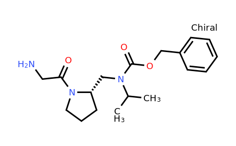 CAS 1354009-28-1 | (S)-Benzyl ((1-(2-aminoacetyl)pyrrolidin-2-yl)methyl)(isopropyl)carbamate