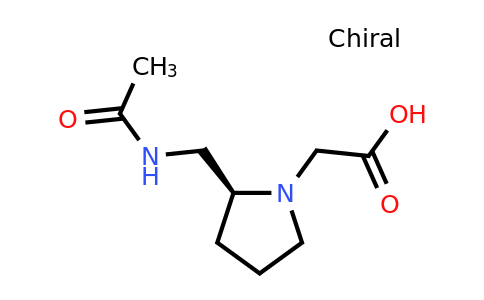 CAS 1354009-53-2 | (S)-2-(2-(Acetamidomethyl)pyrrolidin-1-yl)acetic acid