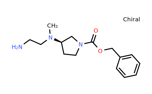 CAS 1354009-59-8 | (R)-Benzyl 3-((2-aminoethyl)(methyl)amino)pyrrolidine-1-carboxylate