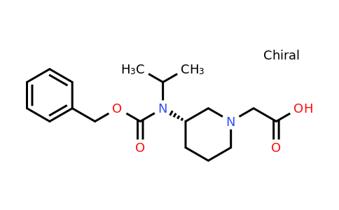 CAS 1354009-66-7 | (S)-2-(3-(((Benzyloxy)carbonyl)(isopropyl)amino)piperidin-1-yl)acetic acid