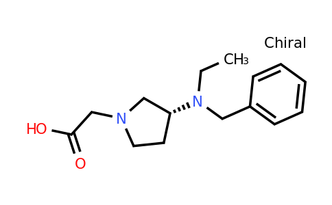 CAS 1354009-89-4 | (R)-2-(3-(Benzyl(ethyl)amino)pyrrolidin-1-yl)acetic acid