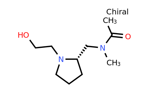 CAS 1354010-36-8 | (S)-N-((1-(2-Hydroxyethyl)pyrrolidin-2-yl)methyl)-N-methylacetamide