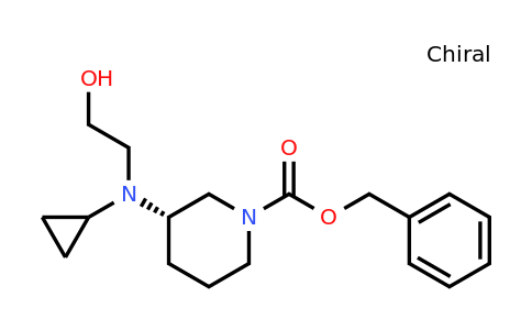 CAS 1354010-64-2 | (S)-Benzyl 3-(cyclopropyl(2-hydroxyethyl)amino)piperidine-1-carboxylate