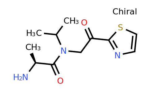 CAS 1354010-72-2 | (S)-2-Amino-N-isopropyl-N-(2-oxo-2-(thiazol-2-yl)ethyl)propanamide