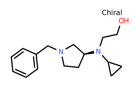 CAS 1354011-01-0 | (S)-2-((1-Benzylpyrrolidin-3-yl)(cyclopropyl)amino)ethanol