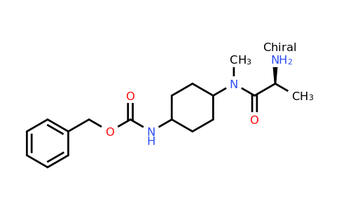 CAS 1354011-18-9 | (S)-Benzyl (4-(2-amino-N-methylpropanamido)cyclohexyl)carbamate
