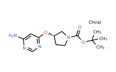 CAS 1354011-19-0 | (S)-tert-Butyl 3-((6-aminopyrimidin-4-yl)oxy)pyrrolidine-1-carboxylate