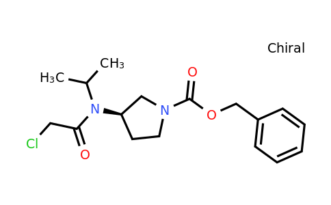 CAS 1354011-86-1 | (R)-Benzyl 3-(2-chloro-N-isopropylacetamido)pyrrolidine-1-carboxylate