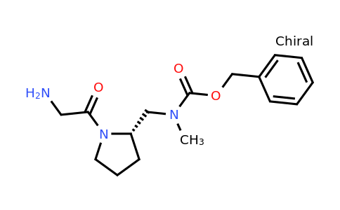 CAS 1354014-95-1 | (S)-Benzyl ((1-(2-aminoacetyl)pyrrolidin-2-yl)methyl)(methyl)carbamate