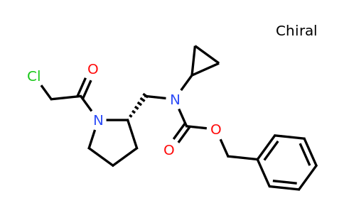 CAS 1354015-01-2 | (S)-Benzyl ((1-(2-chloroacetyl)pyrrolidin-2-yl)methyl)(cyclopropyl)carbamate