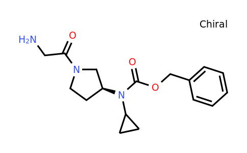 CAS 1354015-17-0 | (S)-Benzyl (1-(2-aminoacetyl)pyrrolidin-3-yl)(cyclopropyl)carbamate
