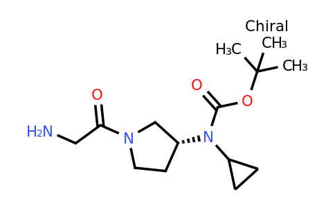 CAS 1354015-45-4 | (R)-tert-Butyl (1-(2-aminoacetyl)pyrrolidin-3-yl)(cyclopropyl)carbamate