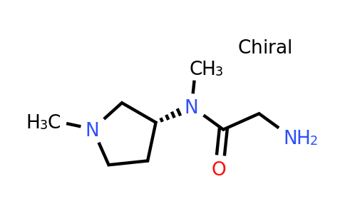 CAS 1354016-32-2 | (R)-2-Amino-N-methyl-N-(1-methylpyrrolidin-3-yl)acetamide