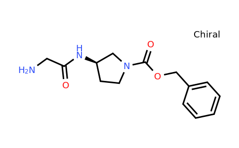 CAS 1354016-87-7 | (R)-Benzyl 3-(2-aminoacetamido)pyrrolidine-1-carboxylate