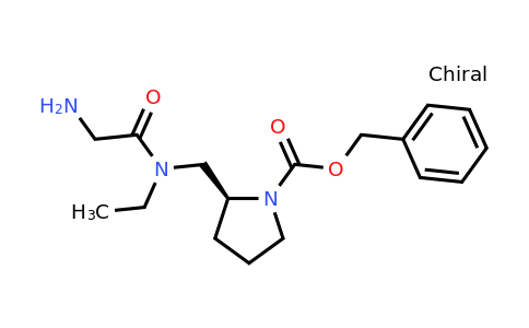 CAS 1354016-99-1 | (S)-Benzyl 2-((2-amino-N-ethylacetamido)methyl)pyrrolidine-1-carboxylate