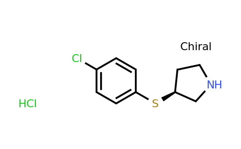 CAS 1354018-01-1 | (S)-3-((4-Chlorophenyl)thio)pyrrolidine hydrochloride