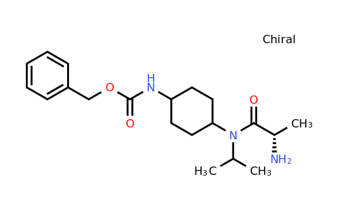 CAS 1354018-19-1 | (S)-Benzyl (4-(2-amino-N-isopropylpropanamido)cyclohexyl)carbamate