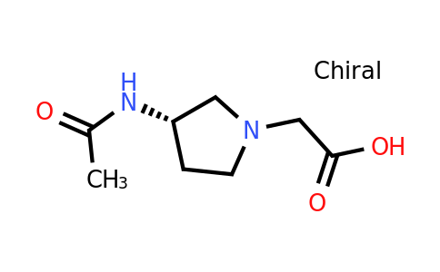 CAS 1354018-20-4 | (S)-2-(3-Acetamidopyrrolidin-1-yl)acetic acid