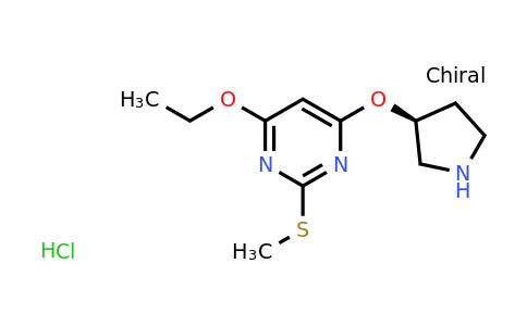 CAS 1354018-66-8 | (S)-4-Ethoxy-2-(methylthio)-6-(pyrrolidin-3-yloxy)pyrimidine hydrochloride