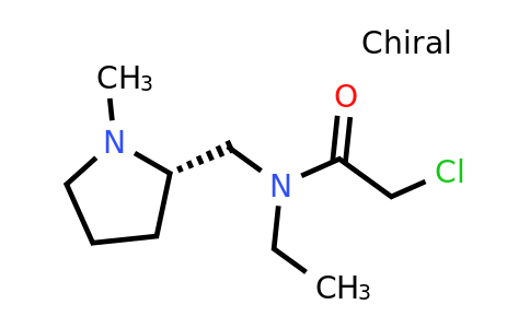 CAS 1354018-89-5 | (S)-2-Chloro-N-ethyl-N-((1-methylpyrrolidin-2-yl)methyl)acetamide