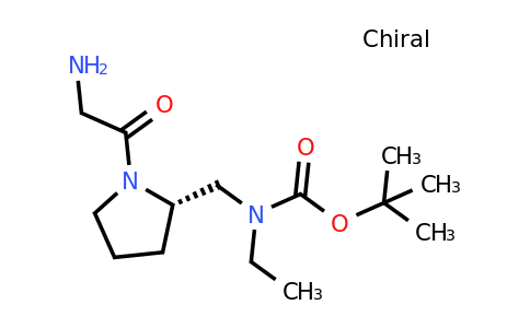 CAS 1354018-99-7 | (S)-tert-Butyl ((1-(2-aminoacetyl)pyrrolidin-2-yl)methyl)(ethyl)carbamate