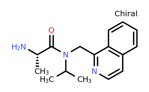 CAS 1354019-16-1 | (S)-2-Amino-N-isopropyl-N-(isoquinolin-1-ylmethyl)propanamide