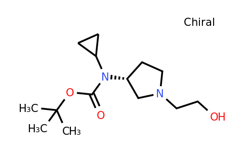 CAS 1354019-38-7 | (R)-tert-Butyl cyclopropyl(1-(2-hydroxyethyl)pyrrolidin-3-yl)carbamate