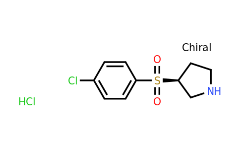 CAS 1354019-46-7 | (S)-3-((4-Chlorophenyl)sulfonyl)pyrrolidine hydrochloride
