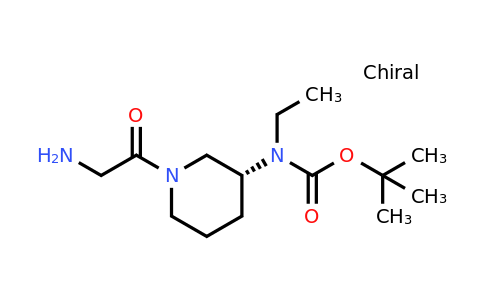 CAS 1354019-48-9 | (R)-tert-Butyl (1-(2-aminoacetyl)piperidin-3-yl)(ethyl)carbamate