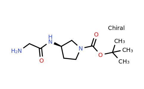CAS 1354019-55-8 | (R)-tert-Butyl 3-(2-aminoacetamido)pyrrolidine-1-carboxylate