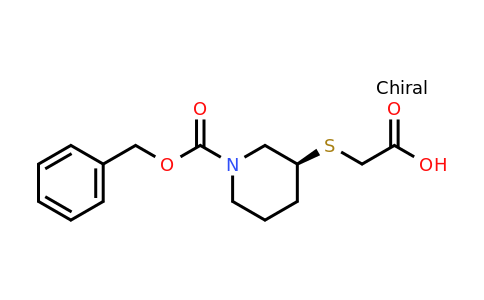 CAS 1354020-13-5 | (S)-2-((1-((Benzyloxy)carbonyl)piperidin-3-yl)thio)acetic acid