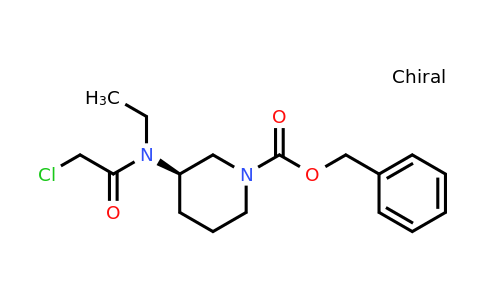 CAS 1354020-18-0 | (R)-Benzyl 3-(2-chloro-N-ethylacetamido)piperidine-1-carboxylate