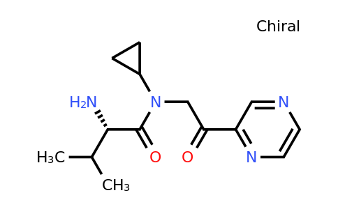 CAS 1354020-67-9 | (S)-2-Amino-N-cyclopropyl-3-methyl-N-(2-oxo-2-(pyrazin-2-yl)ethyl)butanamide