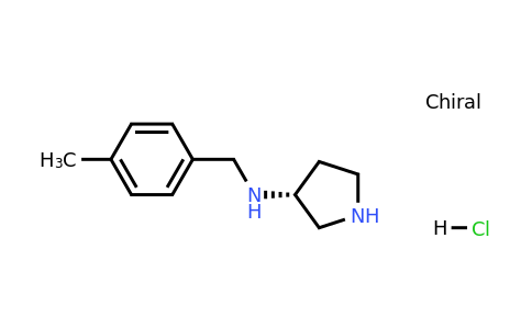 CAS 1354020-90-8 | (R)-N-(4-Methylbenzyl)pyrrolidin-3-amine hydrochloride