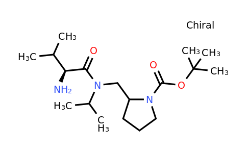 CAS 1354023-57-6 | tert-Butyl 2-(((S)-2-amino-N-isopropyl-3-methylbutanamido)methyl)pyrrolidine-1-carboxylate